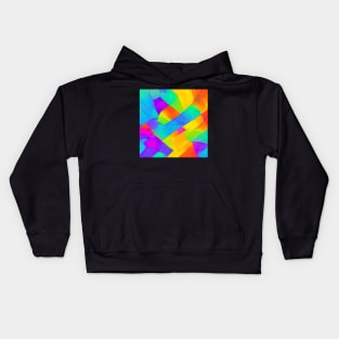 omg pattern abstract background Kids Hoodie